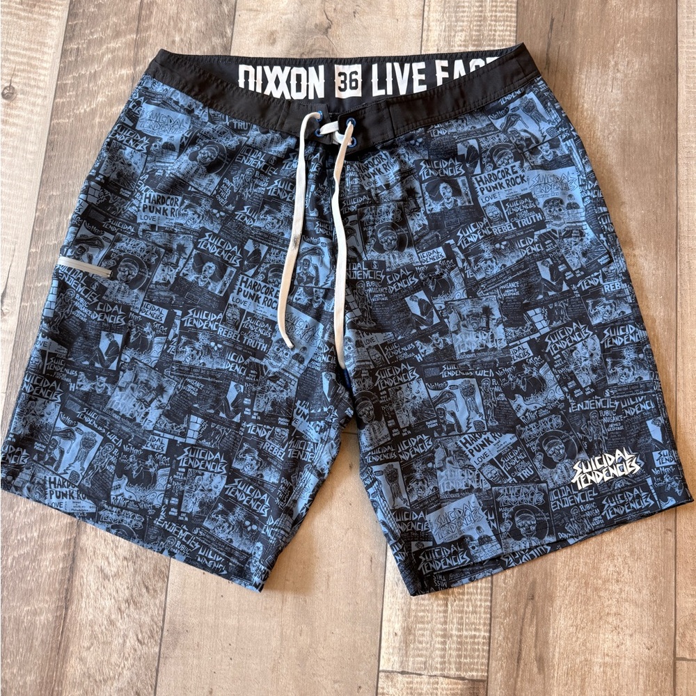 Dixxon X Suicidal Tendencies Collab boardshorts